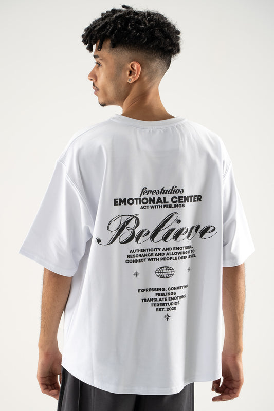 FERE STUDIOS T-SHIRT CLASSIC FIT "BELIEVE"