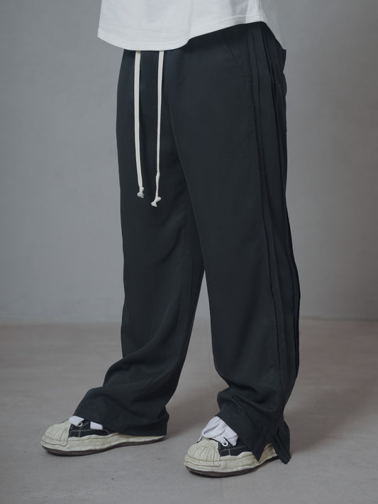 FERE STUDIOS PANTS BAGGY DOUBLE LANE IN BLACK