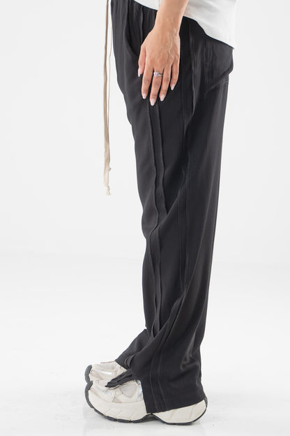 FERE STUDIOS PANTS BAGGY DOUBLE LANE IN BLACK