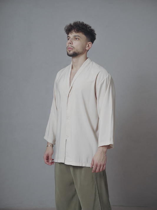 FS RELAXED SHIRT IN BEIGE