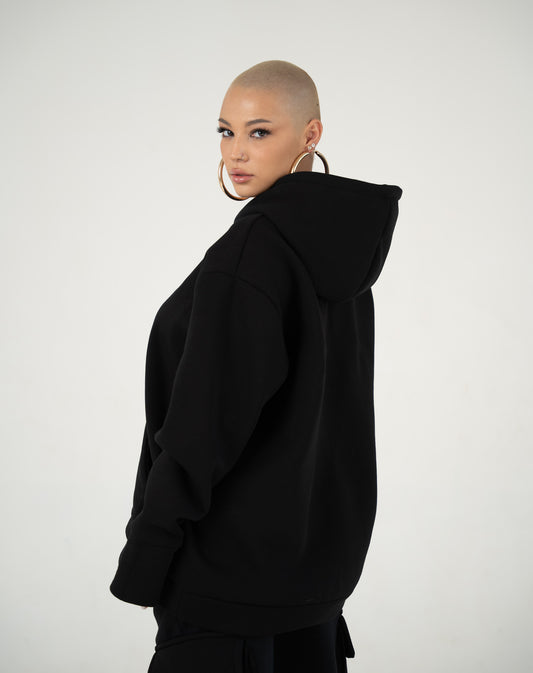 FERE OVERSIZED HOODIE WINTER EDITION IN BLACK