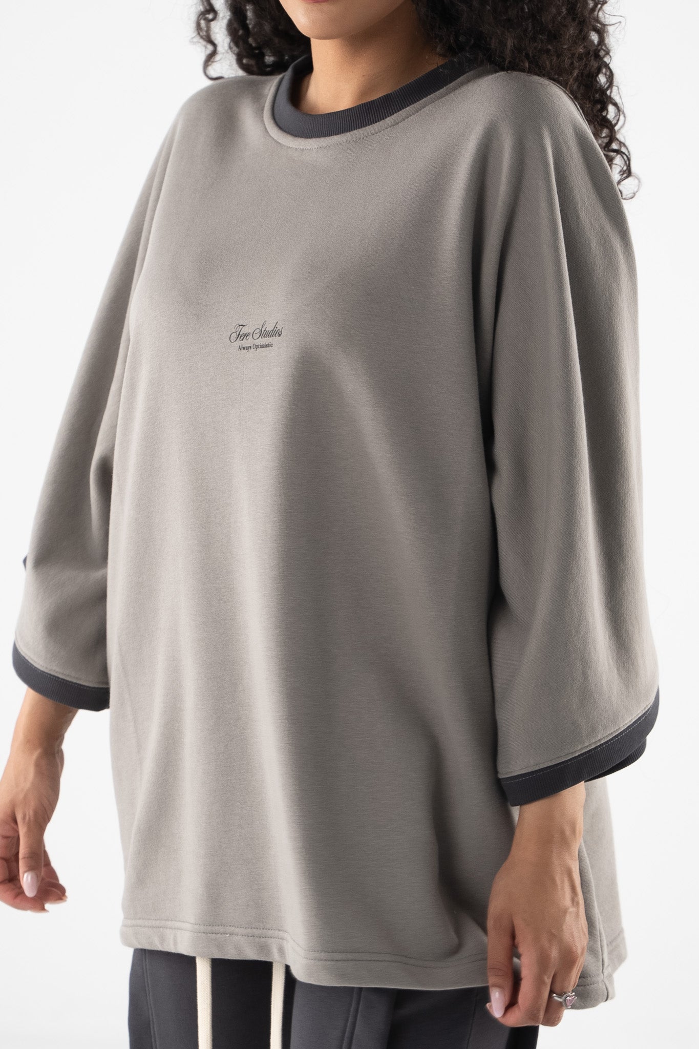 FERE STUDIOS T-SHIRT EXTRA OVERZISED 'TAKE CARE OF YOURSELF"