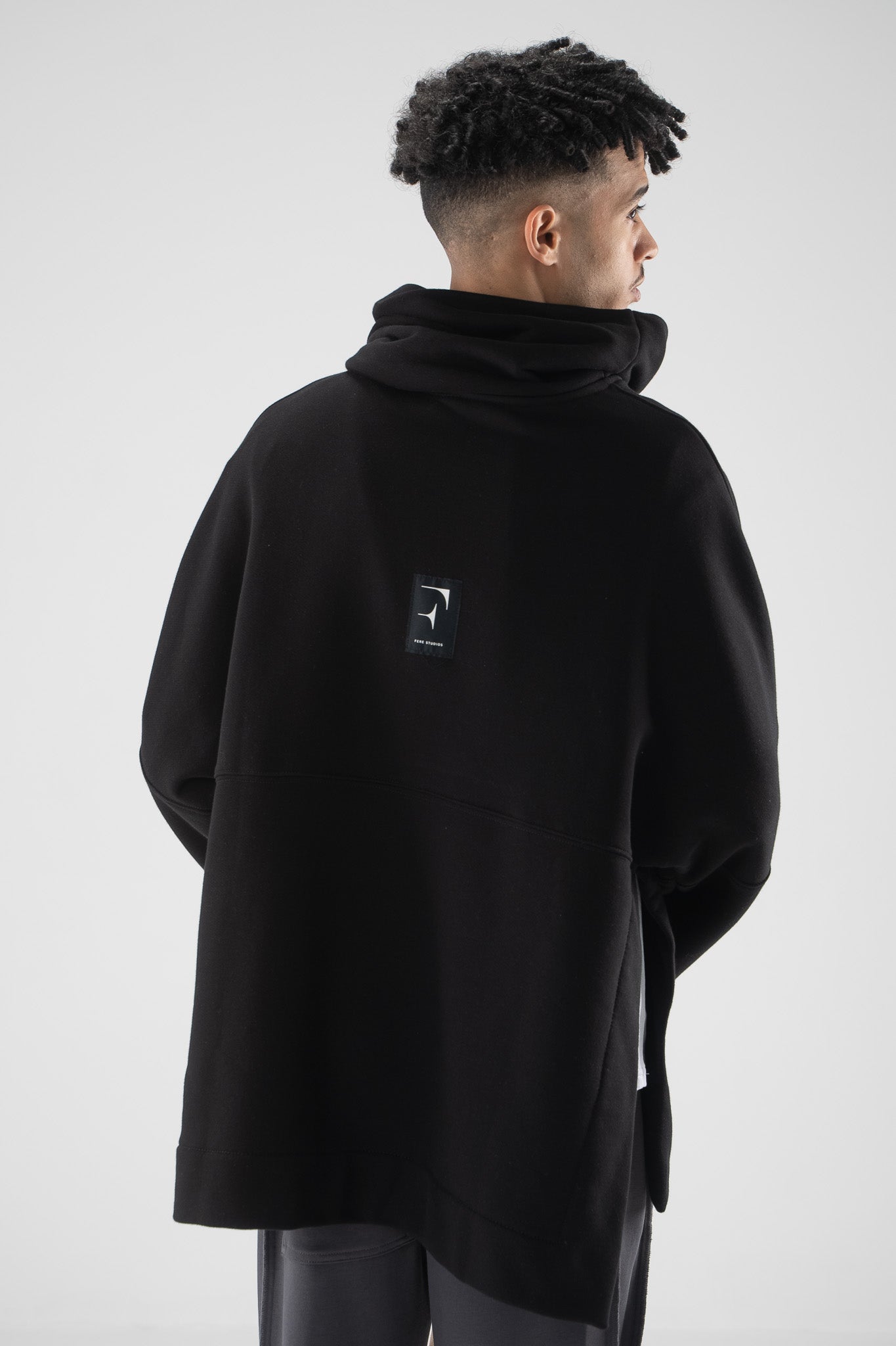 FERE STUDIOS HOODIE OVERSIZED ROLL NECK