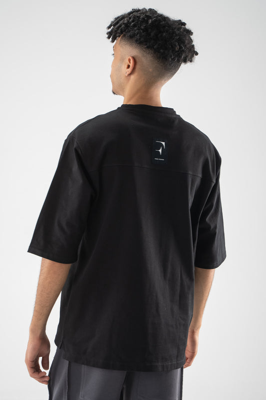 FERE STUDIOS T-SHIRT OVERSIZED IN BLACK
