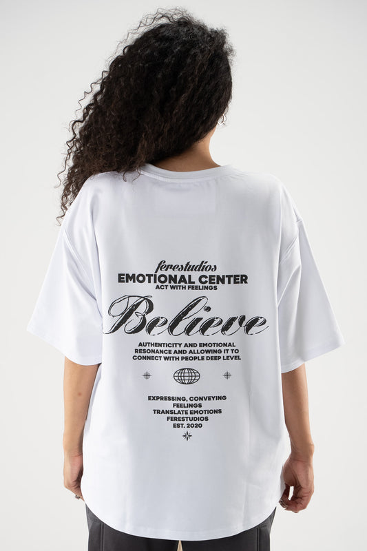 FERE STUDIOS T-SHIRT CLASSIC FIT "BELIEVE"