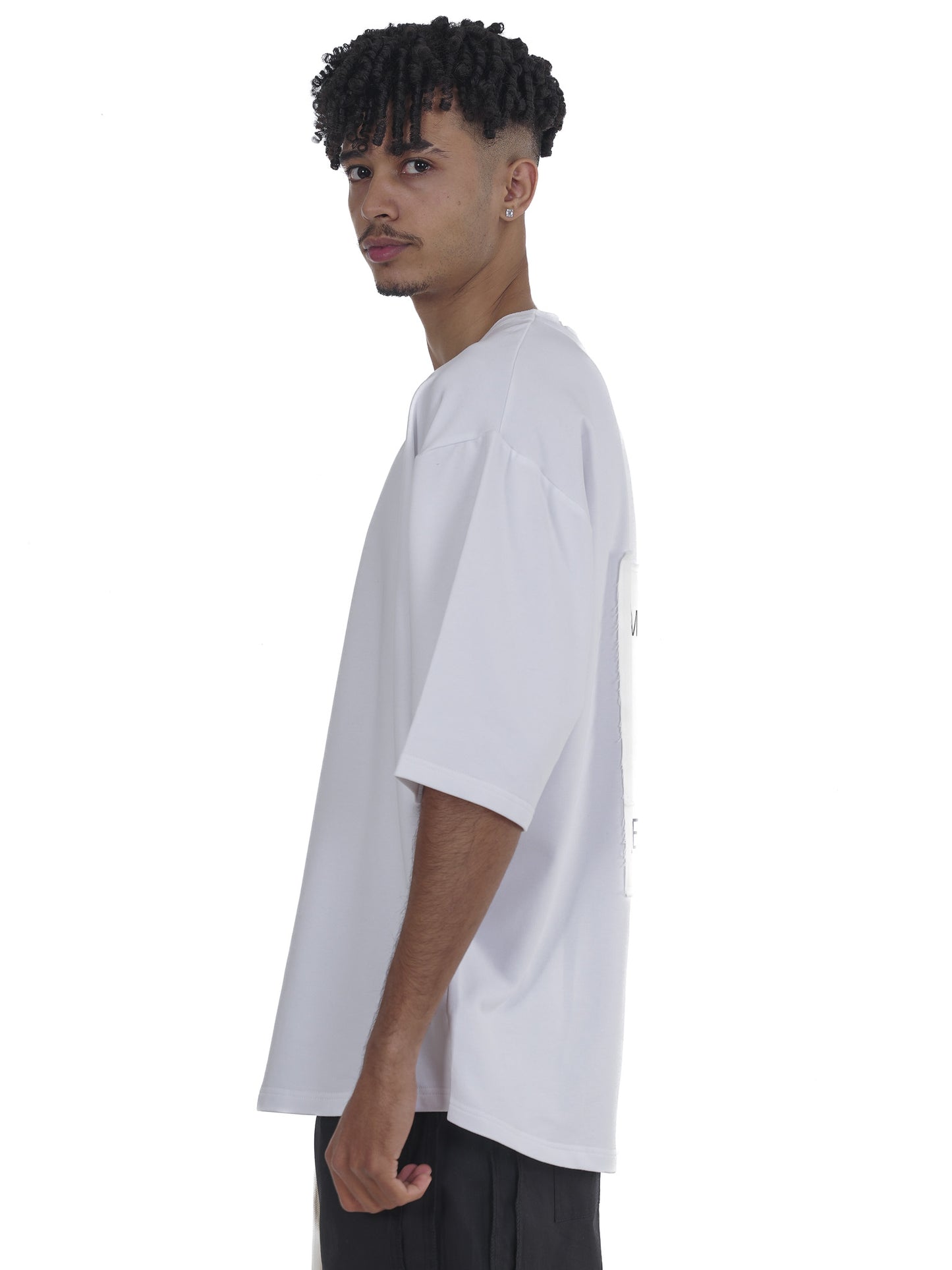 FERE STUDIOS ABCDEFUCKOFF T-SHIRT IN WHITE