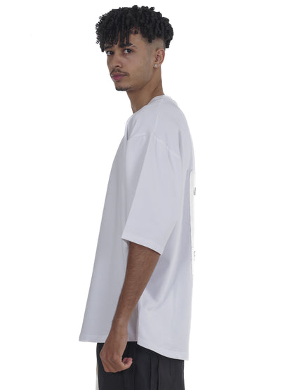 FERE STUDIOS ABCDEFUCKOFF T-SHIRT IN WHITE