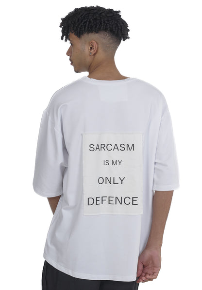 FERE STUDIOS ABCDEFUCKOFF T-SHIRT IN WHITE