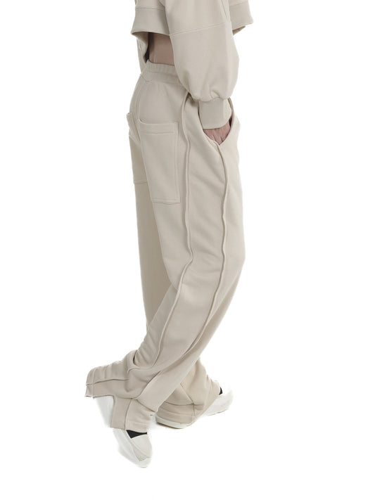 FERE STUDIOS PANTS BAGGY LOOSE FIT IN BEIGE