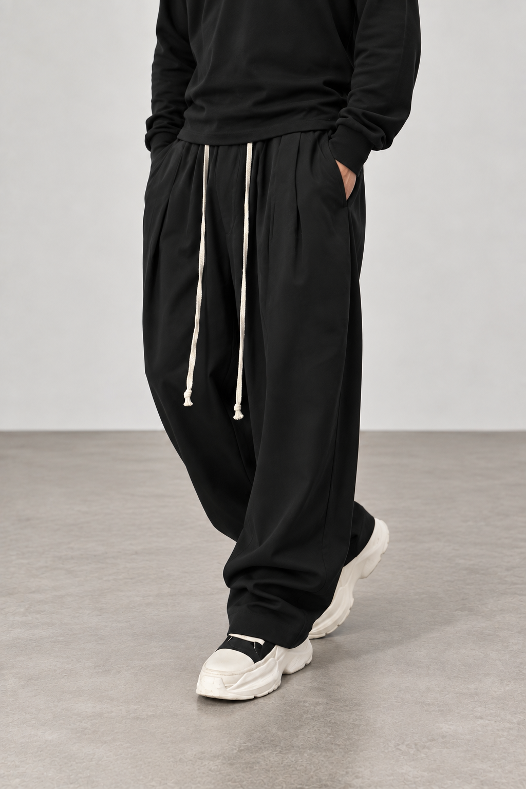 FS Tencel Wide Pants – Black