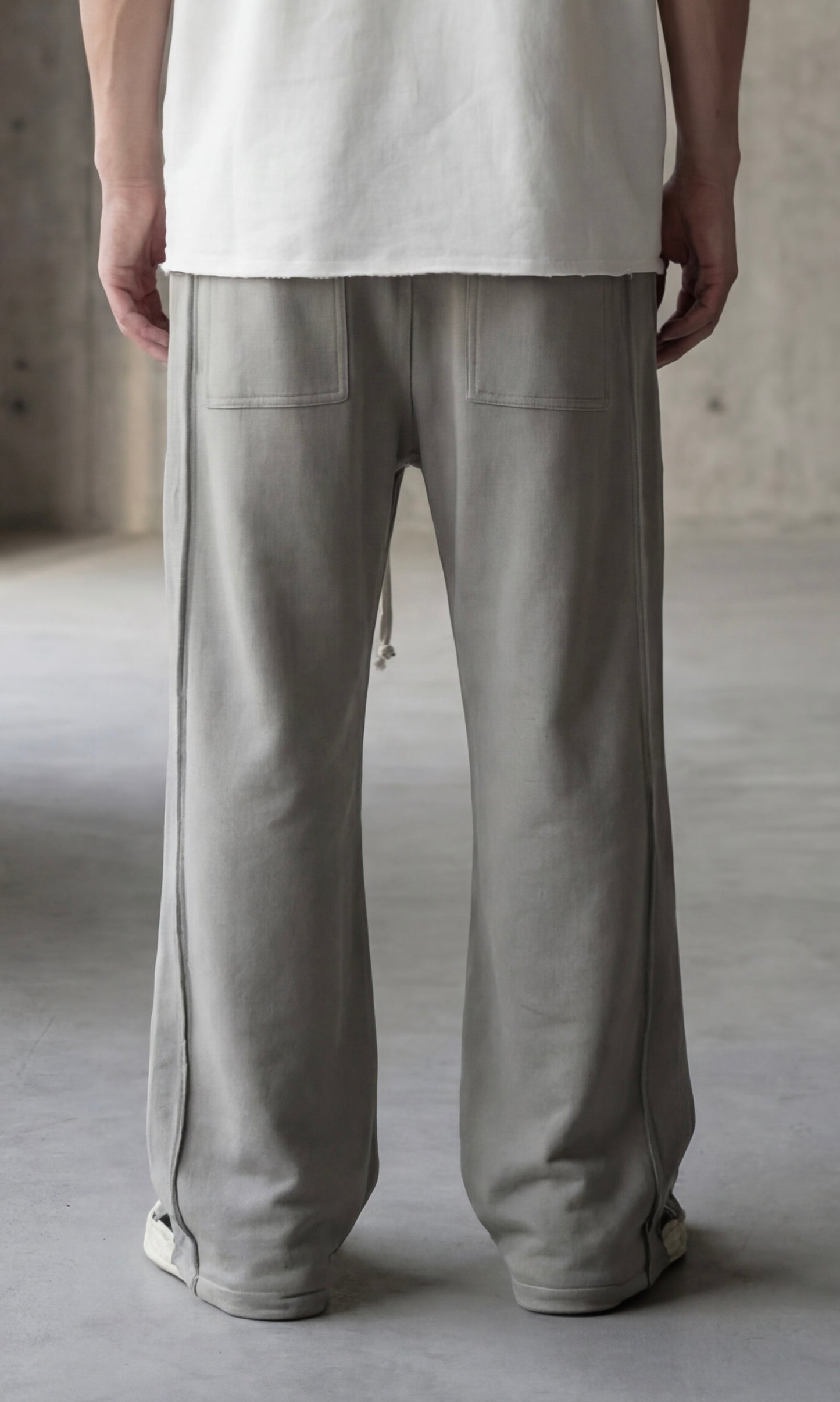 FERE STUDIOS PANTS BAGGY LOOSE FIT IN GRAY