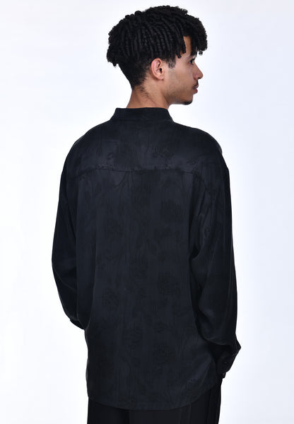 FERE STUDIOS OVERSHIRT WITH FLORAL EMBROIDERED