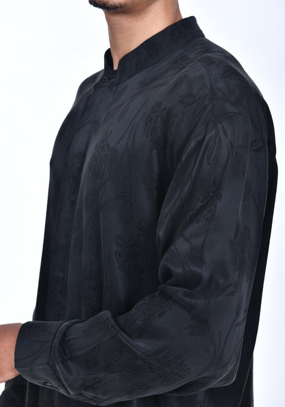FERE STUDIOS OVERSHIRT WITH FLORAL EMBROIDERED