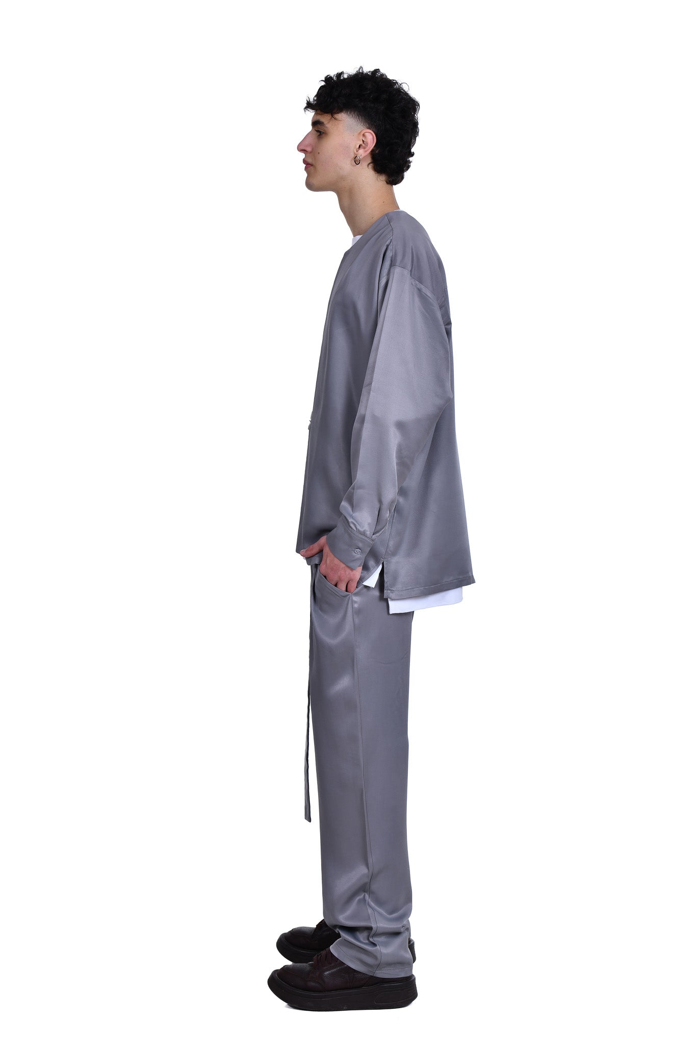 FERE STUDIOS SET IN CUPRO GRAY