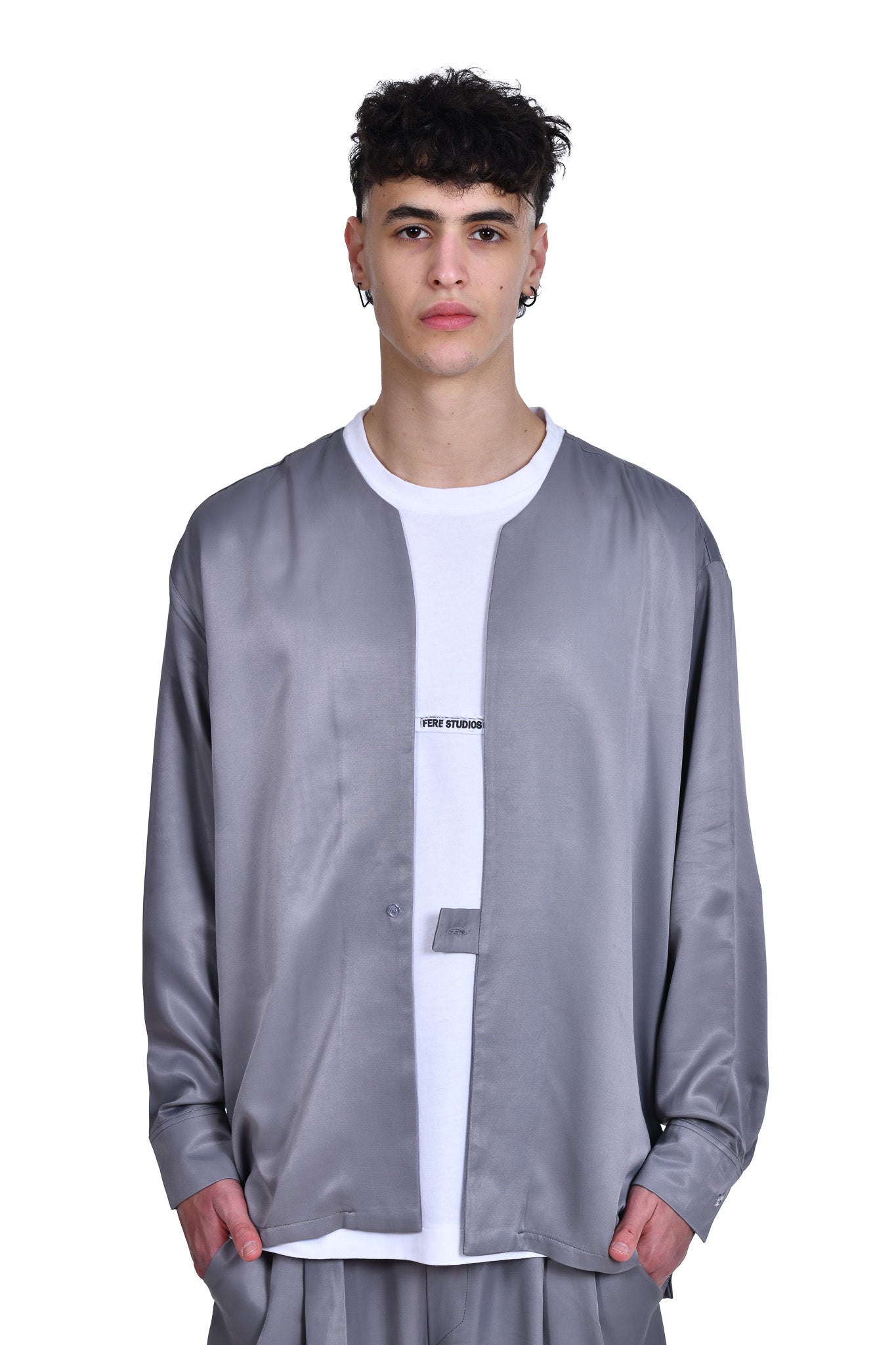 FERE STUDIOS SET IN CUPRO GRAY