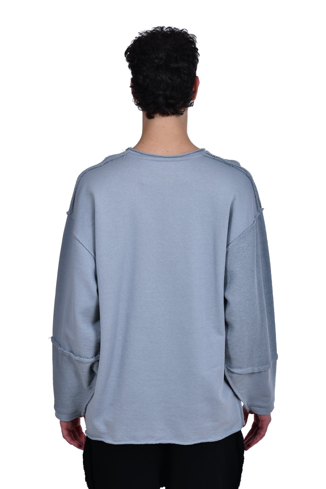 FERE OVERSIZED PURE COTTON SWEATER IN LIGHT BLUE