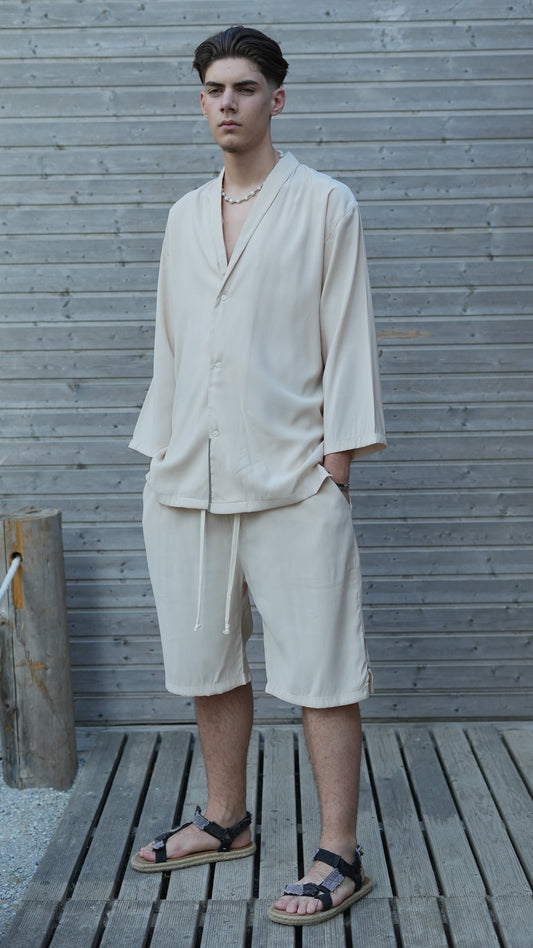 FERE STUDIOS RELAXED SET FIT IN BEIGE