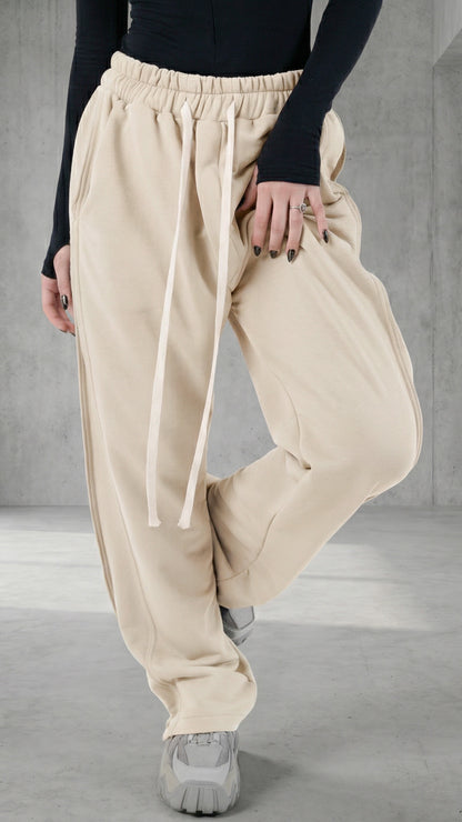 FS PANTS BAGGY LOOSE FIT IN BEIGE