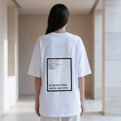 OVERTHINKING CLASIC OVERSIZED T-SHIRT