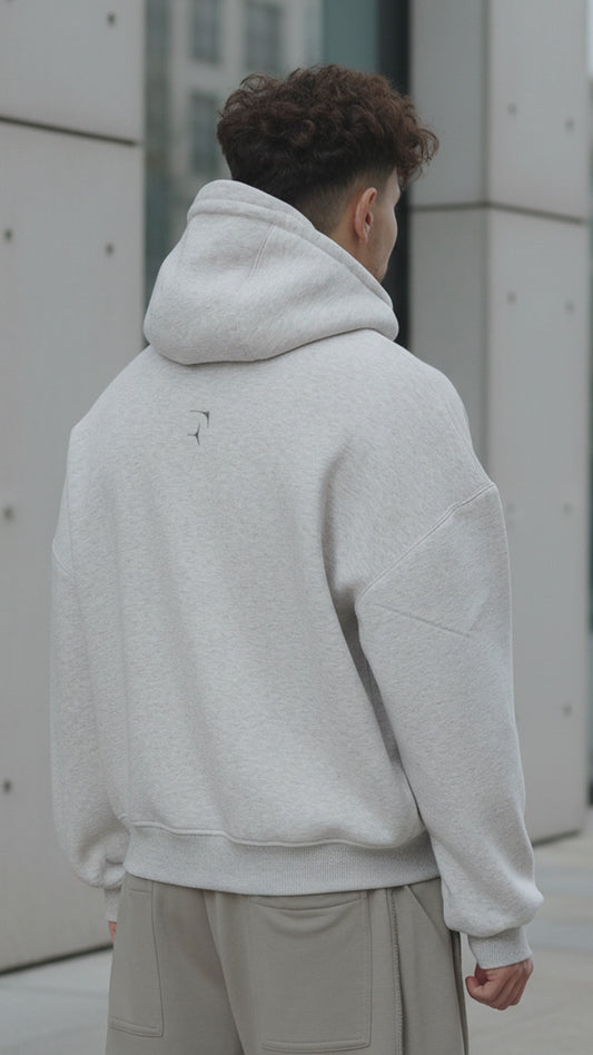 HEAVY HOODIE IN GREY