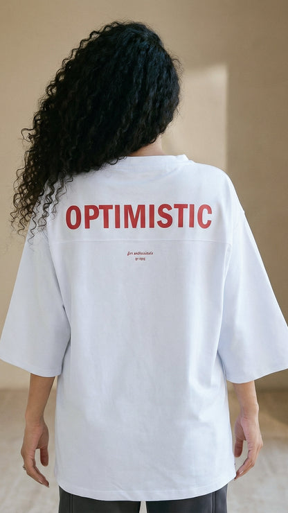 FERE STUDIOS "OPTIMISTIC" OVERSIZED T-SHIRT