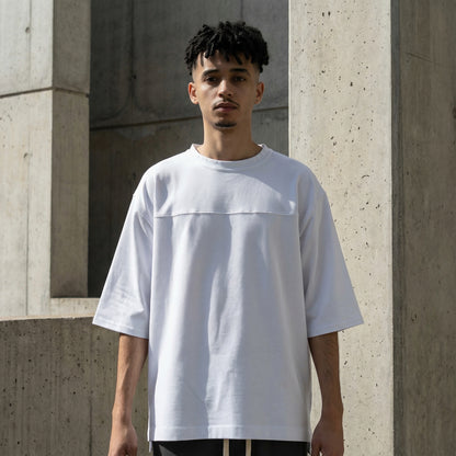 FERE STUDIOS T-SHIRT OVERSIZED IN WHITE