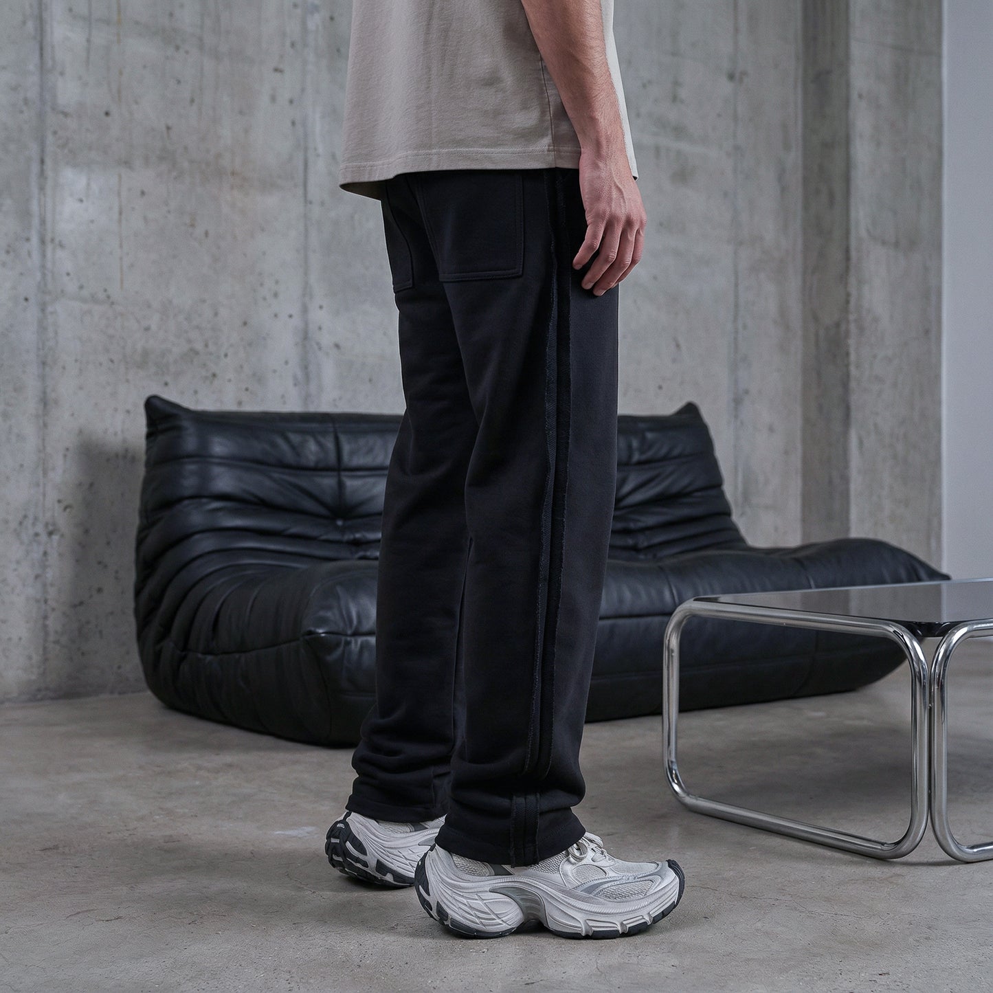 FERE STUDIOS PANTS BAGGY LOOSE FIT IN BLACK