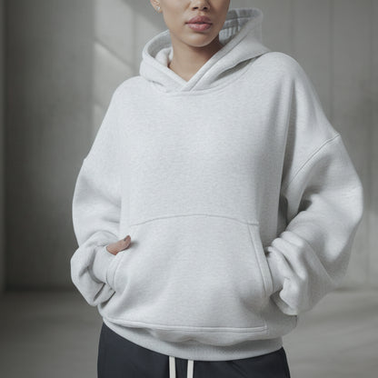 HEAVY HOODIE IN GREY