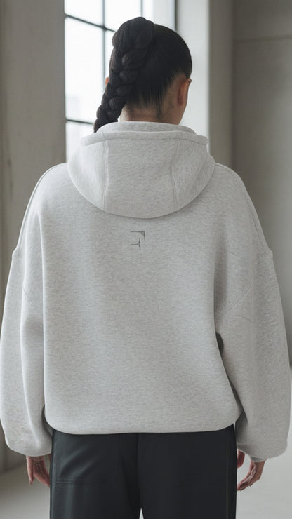 HEAVY HOODIE IN GREY