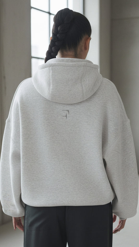 HEAVY HOODIE IN GREY