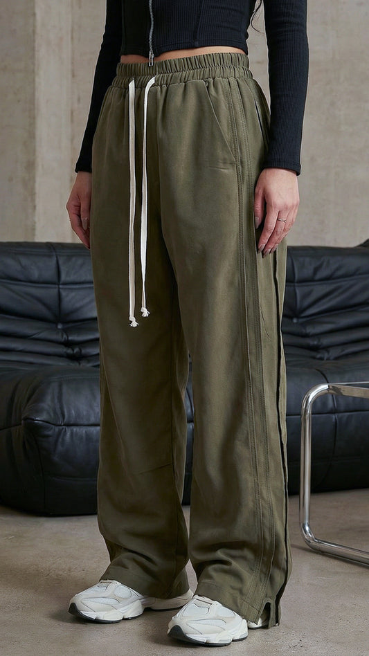 FS PANTS BAGGY LOOSE FIT IN GREEN