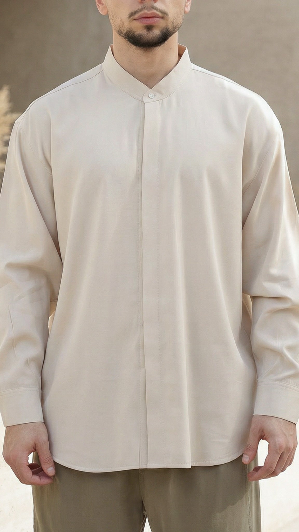 FS OVERSIZED FIT BEIGE SHIRT