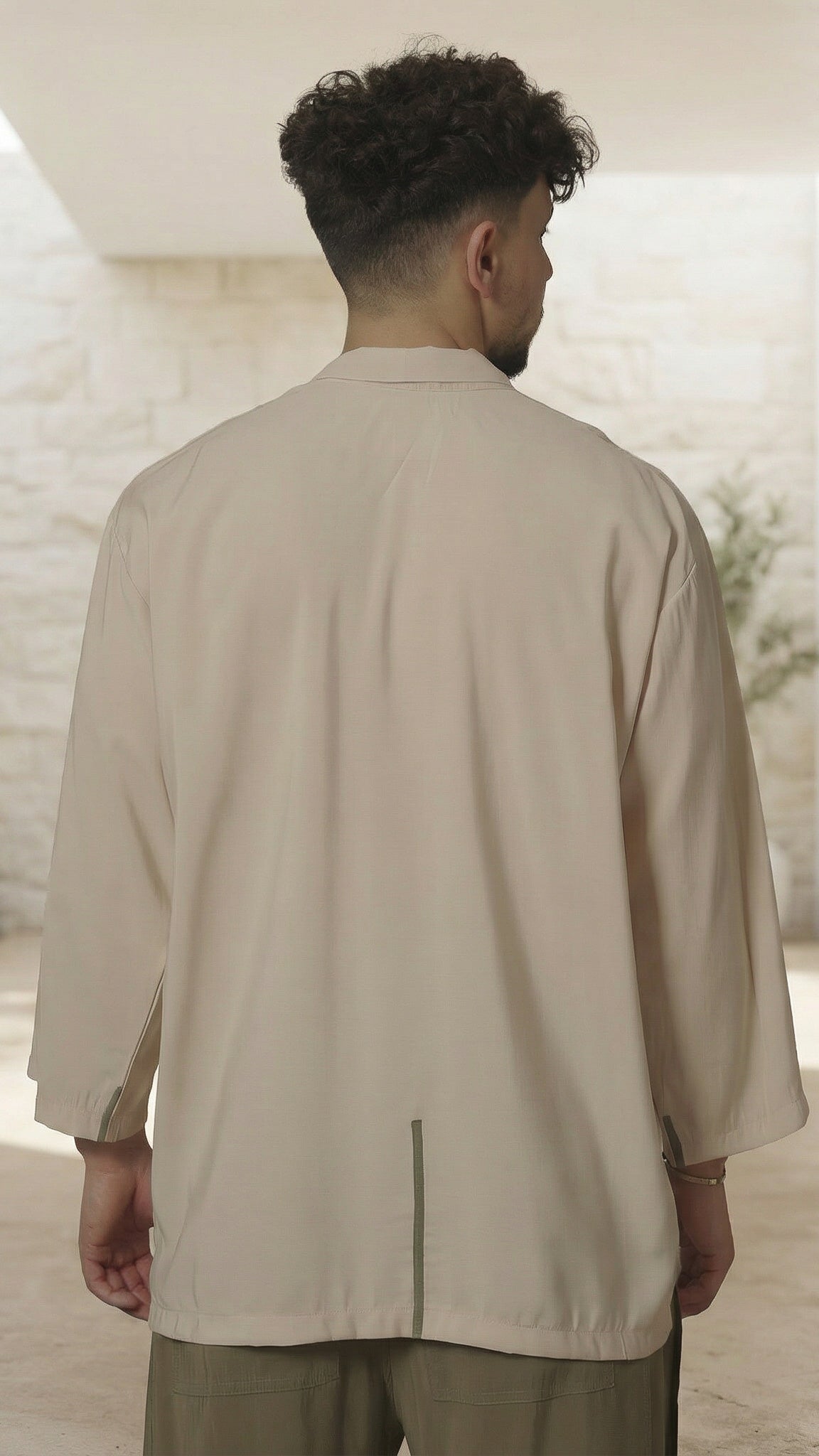 FS RELAXED SHIRT IN BEIGE