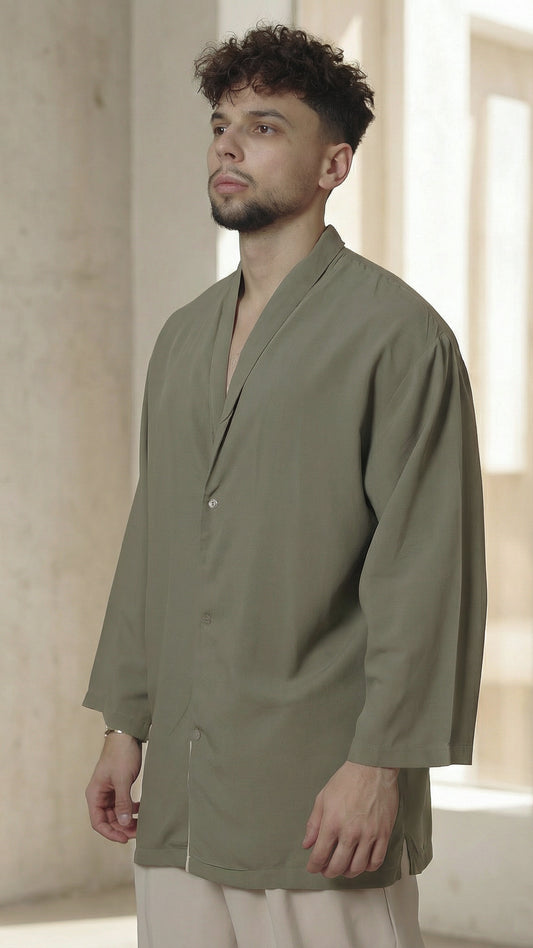 FS RELAXED SHIRT IN GREEN