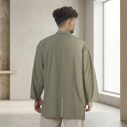 FS RELAXED SHIRT IN GREEN