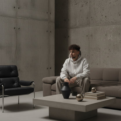 HEAVY HOODIE IN GREY