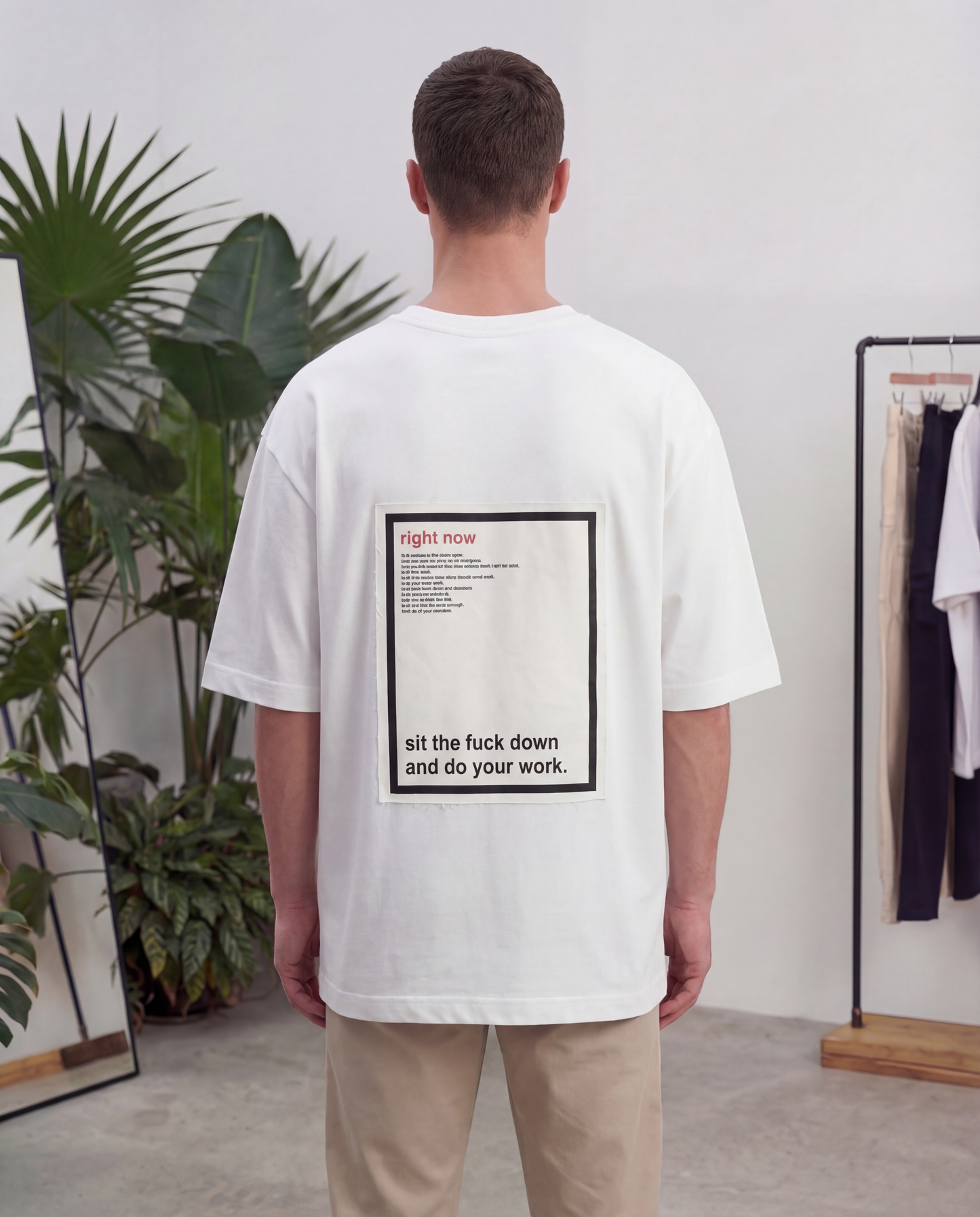 OVERTHINKING CLASIC OVERSIZED T-SHIRT