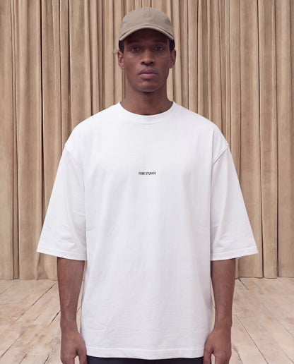 FERE STUDIOS T-SHIRT OVERSIZED IN WHITE