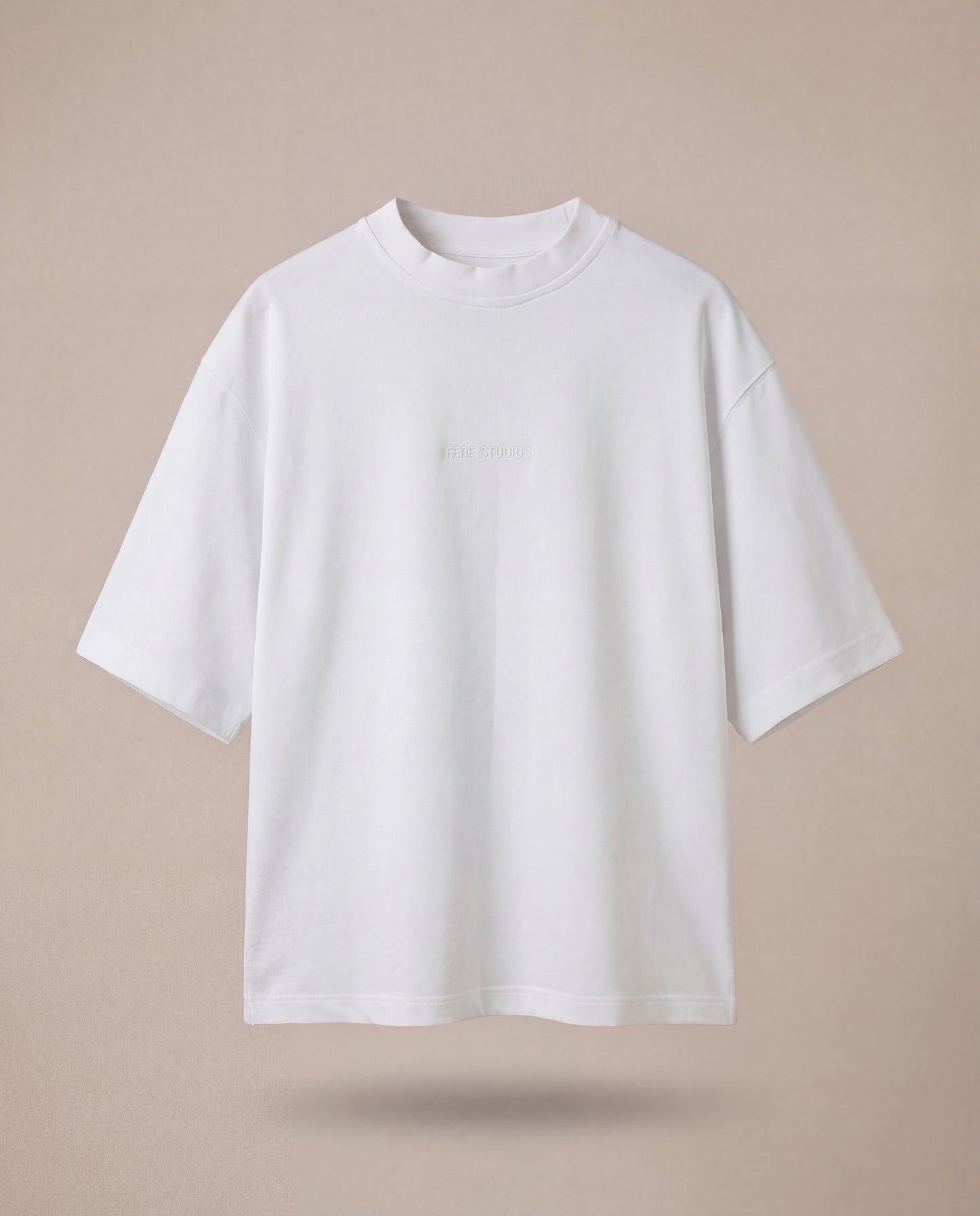 FS WHITE EMBROIDERY OVERSIZED T-SHIRT