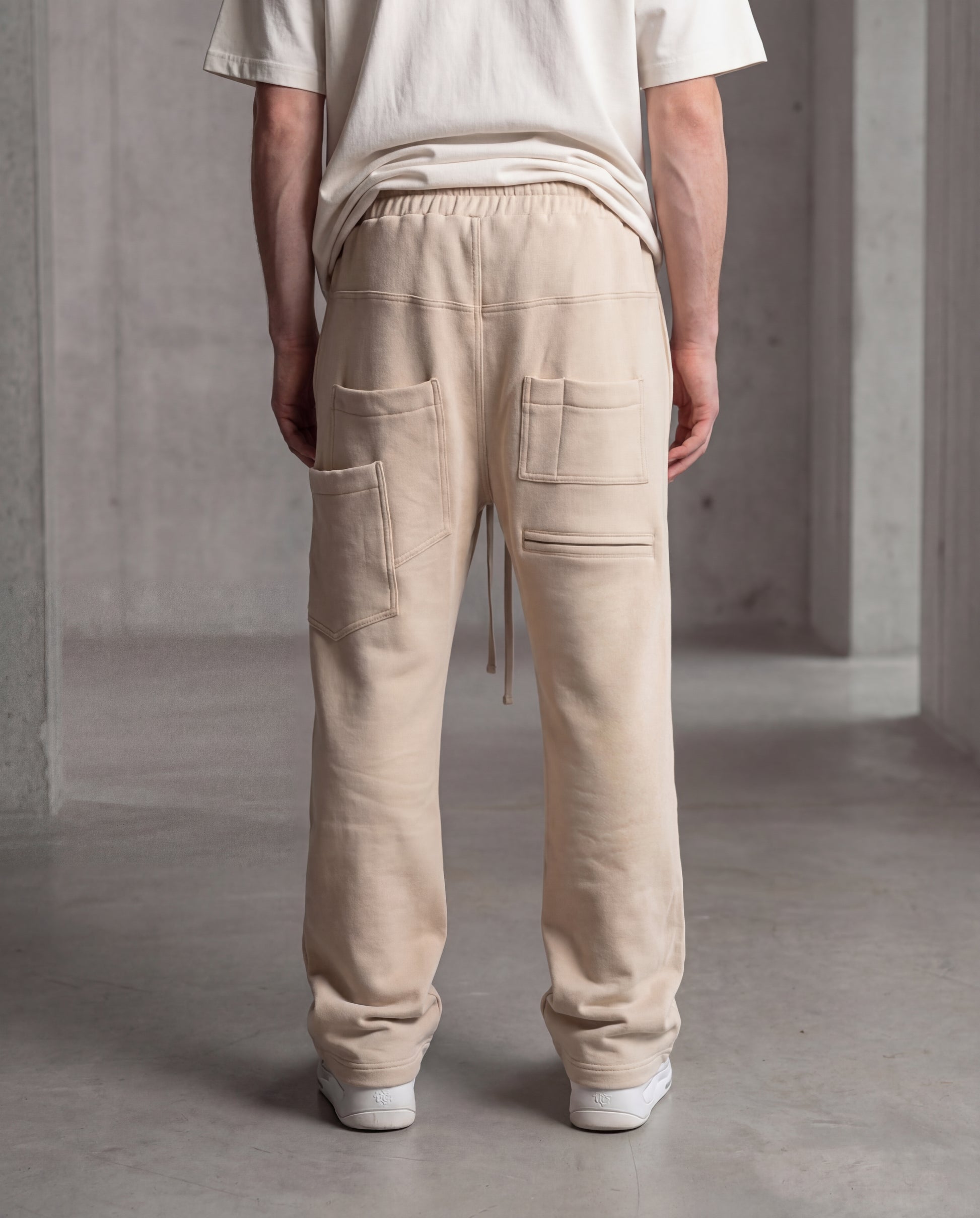 pantaloni sweatpants barbati bumbac gros structurat croiala oversized confort premium Fere Studios