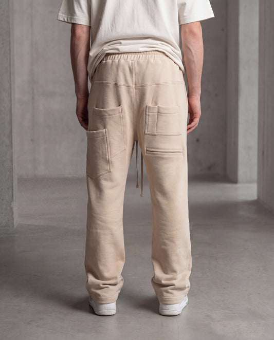 pantaloni sweatpants barbati bumbac gros structurat croiala oversized confort premium Fere Studios